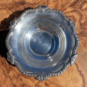small silver plated bowl